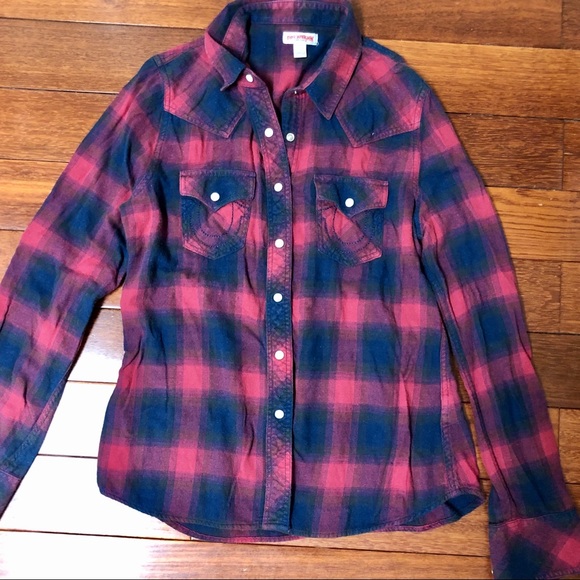 True Religion Plaid Flannel - Picture 2 of 7